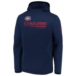 MONTREAL CANADIENS FANATICS MEN'S AUTHENTIC PRO LOCKER ROOM PO HOODIE