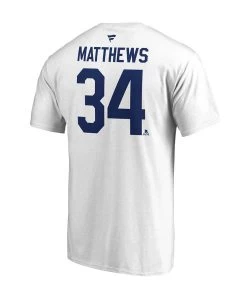AUSTON MATTHEWS TORONTO MAPLE LEAFS FANATICS MEN'S NAME AND NUMBER T SHIRT