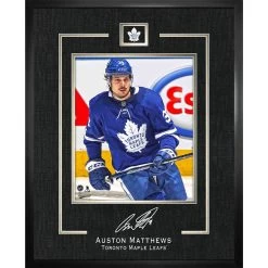 FRAMEWORTH AUSTON MATTHEWS TORONTO MAPLE LEAFS FRAMED REPLICA SIGNATURE - 16X20