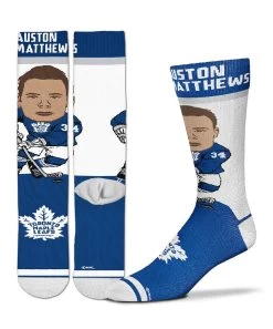 AUSTON MATTHEWS TORONTO MAPLE LEAFS ADULT NHL # PLAYER SOCKS