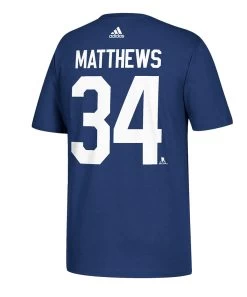 AUSTON MATTHEWS TORONTO MAPLE LEAFS ADIDAS MEN'S AUTHENTIC JERSEY T SHIRT