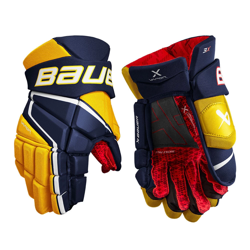 BAUER VAPOR 3X SENIOR HOCKEY GLOVES 8 BAUER VAPOR 3X SENIOR HOCKEY GLOVES - Image 8
