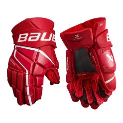 BAUER VAPOR 3X INTERMEDIATE HOCKEY GLOVES -Professional Hockey Equipment Store BAUER VAPOR 3X HOCKEY GLOVES RED b819e48c 726d 4f8a a3de 93b176f0b0a1