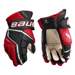 BAUER VAPOR 3X PRO SENIOR HOCKEY GLOVES 8 BAUER VAPOR 3X PRO SENIOR HOCKEY GLOVES -Professional Hockey Equipment Store BAUER VAPOR 3X PRO HOCKEY GLOVES BLACK RED