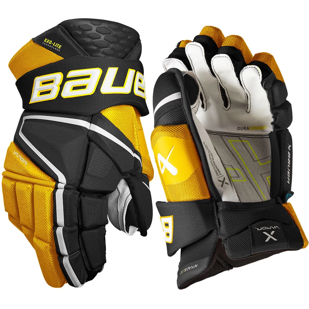 BAUER VAPOR HYPERLITE INTERMEDIATE HOCKEY GLOVES 4 BAUER VAPOR HYPERLITE INTERMEDIATE HOCKEY GLOVES - Image 4
