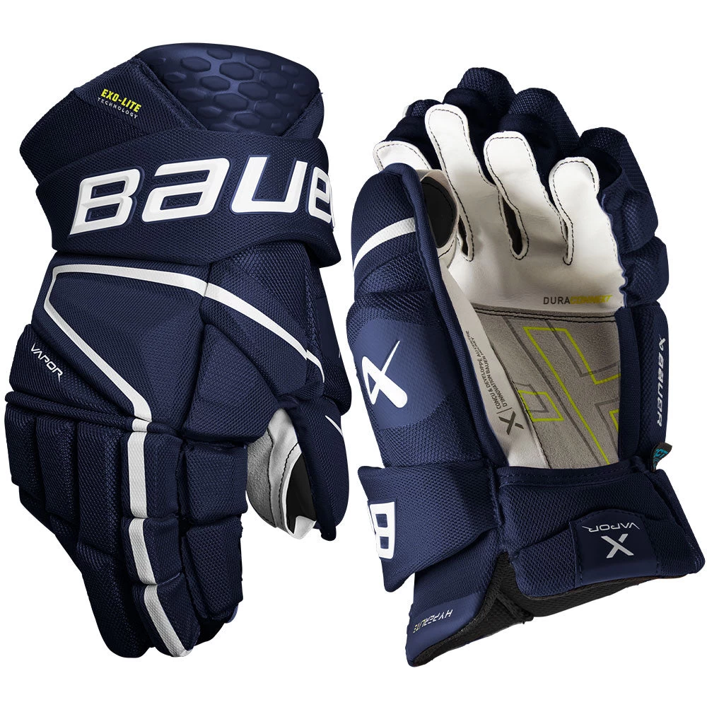 BAUER VAPOR HYPERLITE INTERMEDIATE HOCKEY GLOVES 6 BAUER VAPOR HYPERLITE INTERMEDIATE HOCKEY GLOVES - Image 6