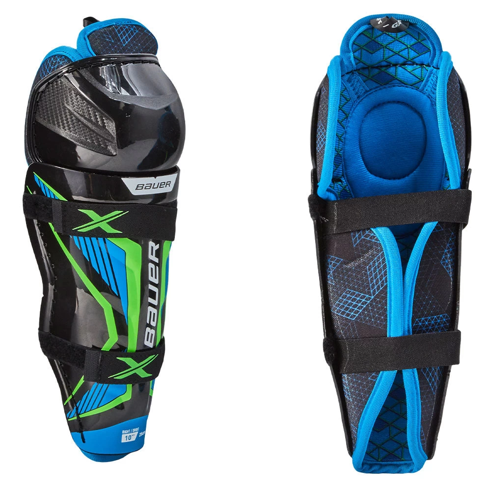 BAUER X YOUTH HOCKEY SHIN PADS 1 BAUER X YOUTH HOCKEY SHIN PADS