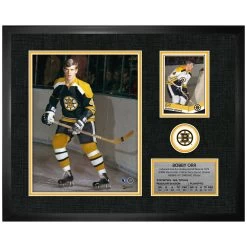 FRAMEWORTH BOBBY ORR BOSTON BRUINS FRAMED PHOTOCARD PRINT