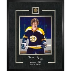FRAMEWORTH BOBBY ORR BOSTON BRUINS FRAMED REPLICA SIGNATURE - 16X20