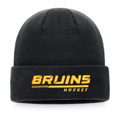BOSTON BRUINS FANATICS MEN'S AUTHENTIC PRO LOCKER ROOM CUFF BEANIE TOQUE