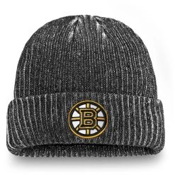 BOSTON BRUINS FANATICS MEN'S RINKSIDE CUFFED BEANIE TOQUE