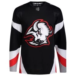 BUFFALO SABRES ADIDAS ADIZERO PRIMEGREEN AUTHENTIC BLACK THIRD JERSEY