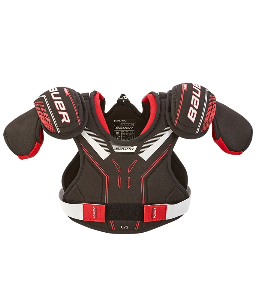 BAUER NSX YOUTH HOCKEY SHOULDER PADS 1 BAUER NSX YOUTH HOCKEY SHOULDER PADS