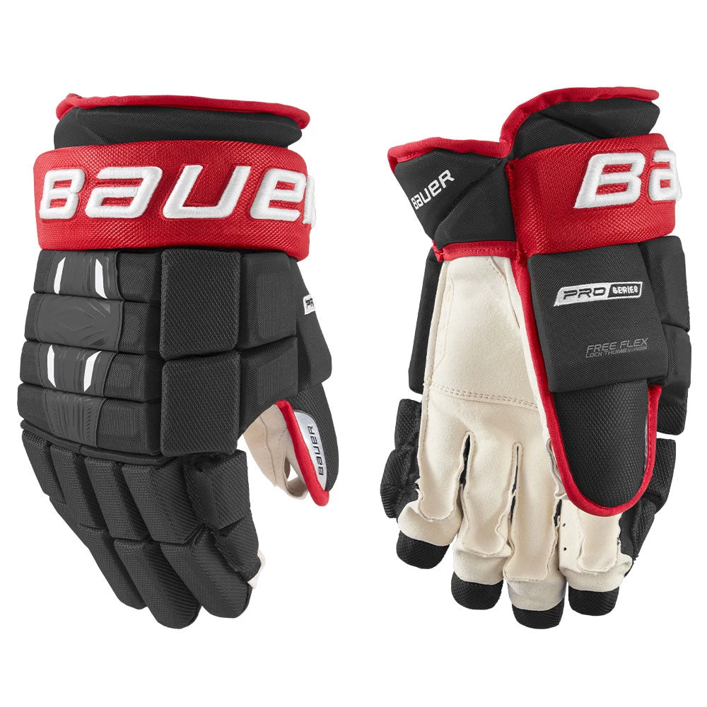 BAUER BAUER PRO SERIES INTERMEDIATE HOCKEY GLOVES 2 BAUER BAUER PRO SERIES INTERMEDIATE HOCKEY GLOVES - Image 2