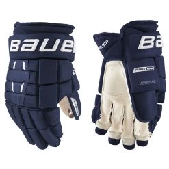BAUER BAUER PRO SERIES INTERMEDIATE HOCKEY GLOVES 13 BAUER BAUER PRO SERIES INTERMEDIATE HOCKEY GLOVES -Professional Hockey Equipment Store Bauer Pro Series Hockey Gloves Navy