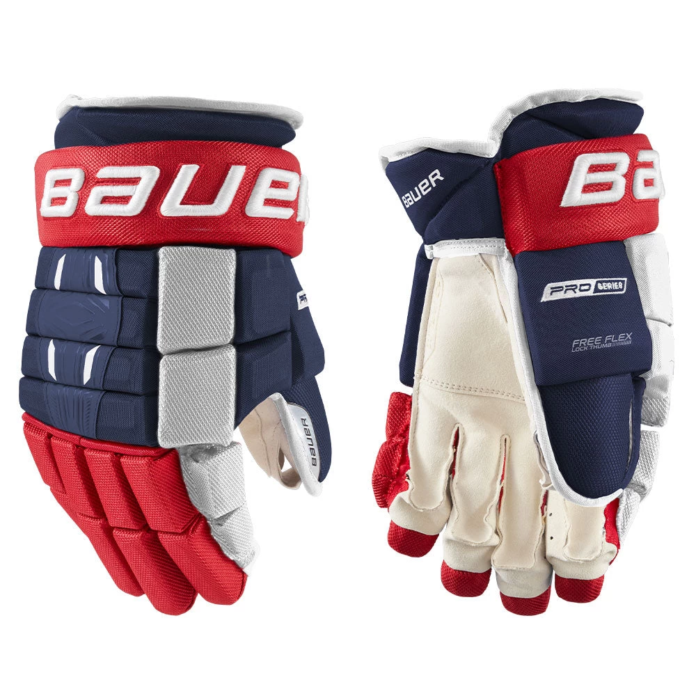 BAUER BAUER PRO SERIES INTERMEDIATE HOCKEY GLOVES