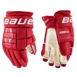 BAUER BAUER PRO SERIES INTERMEDIATE HOCKEY GLOVES 11 BAUER BAUER PRO SERIES INTERMEDIATE HOCKEY GLOVES -Professional Hockey Equipment Store Bauer Pro Series Hockey Gloves Red