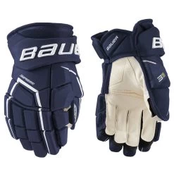 BAUER SUPREME 3S PRO SENIOR HOCKEY GLOVES -Professional Hockey Equipment Store Bauer Supreme 3S Pro Hockey Gloves Navy