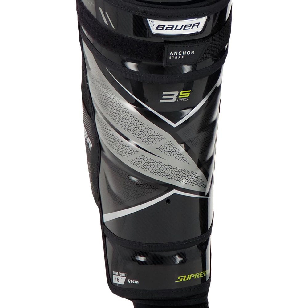 BAUER SUPREME 3S PRO INTERMEDIATE HOCKEY SHIN PADS 4 BAUER SUPREME 3S PRO INTERMEDIATE HOCKEY SHIN PADS - Image 4