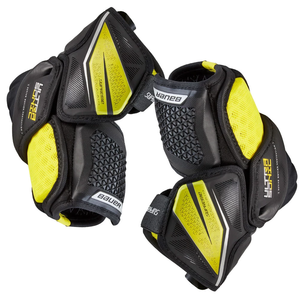 BAUER SUPREME ULTRA SONIC JUNIOR HOCKEY ELBOW PADS 1 BAUER SUPREME ULTRA SONIC JUNIOR HOCKEY ELBOW PADS