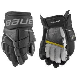 BAUER SUPREME ULTRA SONIC JUNIOR HOCKEY GLOVES -Professional Hockey Equipment Store Bauer Supreme Ultra Sonic Junior Hockey Gloves Black
