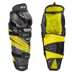 BAUER SUPREME ULTRA SONIC YOUTH HOCKEY SHIN PADS