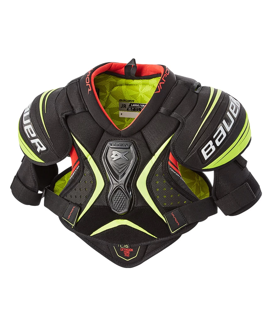BAUER VAPOR 2X JUNIOR HOCKEY SHOULDER PADS 1 BAUER VAPOR 2X JUNIOR HOCKEY SHOULDER PADS