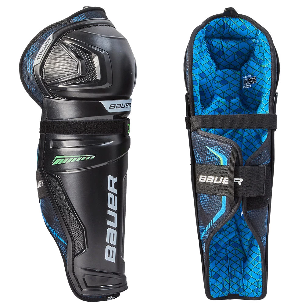 BAUER X JUNIOR HOCKEY SHIN PADS 1 BAUER X JUNIOR HOCKEY SHIN PADS
