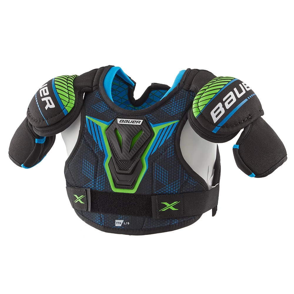 BAUER X JUNIOR HOCKEY SHOULDER PADS 1 BAUER X JUNIOR HOCKEY SHOULDER PADS