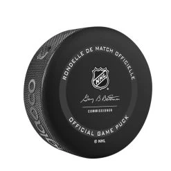 BOSTON BRUINS 2021 OFFICIAL GAME PUCK -Professional Hockey Equipment Store Boston Bruins 2021 Official NHL Game Puck back