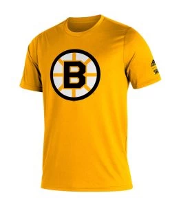 BOSTON BRUINS ADIDAS ADULT REVERSE RETRO AMPLIFIER T SHIRT
