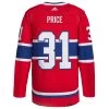 CAREY PRICE MONTREAL CANADIENS ADIDAS ADIZERO PRIMEGREEN AUTHENTIC RED HOME JERSEY