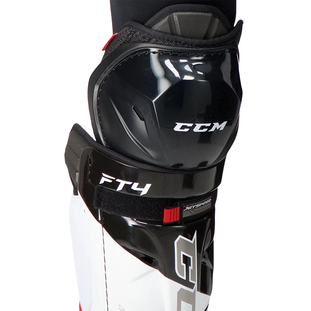 CCM JETSPEED FT4 JUNIOR HOCKEY SHIN PADS 3 CCM JETSPEED FT4 JUNIOR HOCKEY SHIN PADS - Image 3