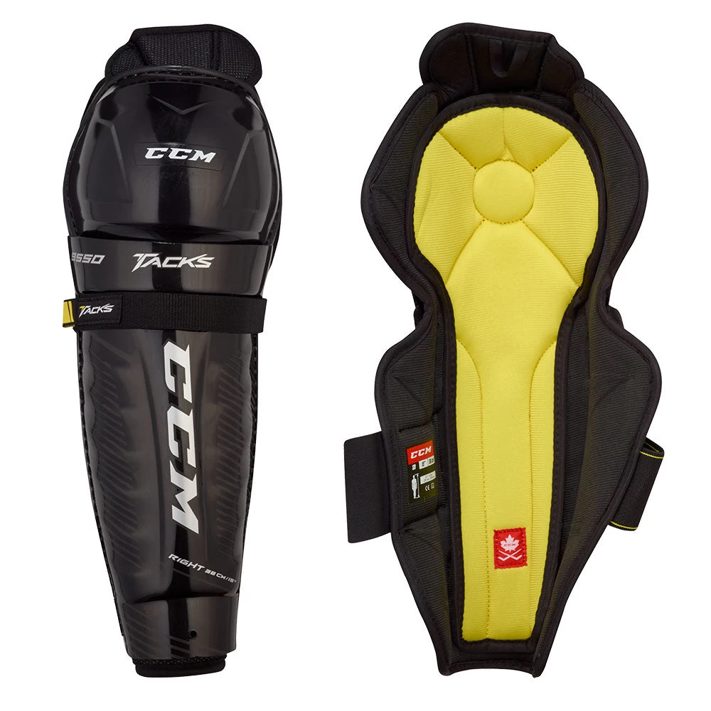 CCM TACKS 9550 SENIOR SHIN PADS 1 CCM TACKS 9550 SENIOR SHIN PADS