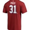 CAREY PRICE MONTREAL CANADIENS FANATICS MEN'S NAME AND NUMBER T SHIRT