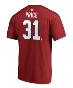 CAREY PRICE MONTREAL CANADIENS FANATICS MEN'S NAME AND NUMBER T SHIRT
