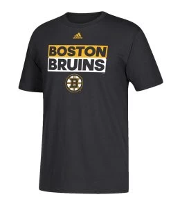 BOSTON BRUINS ADIDAS MEN'S ADI BOX T SHIRT