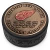 Mustang DETROIT RED WINGS 11-TIME STANLEY CUP CHAMPIONS MEDALLION COLLECTION PUCK