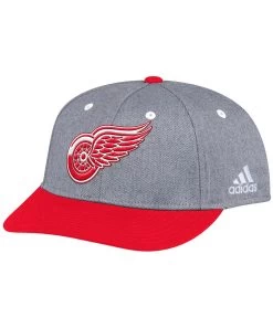 DETROIT RED WINGS ADIDAS TWO TONE STRUCTURED ADJUSTABLE HAT