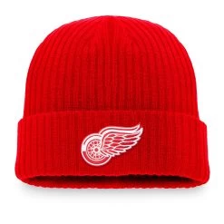 FANATICS DETROIT RED WINGS CORE KNIT TOQUE