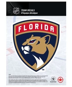 Mustang FLORIDA PANTHERS 5" X 7" NHL TEAM DECAL