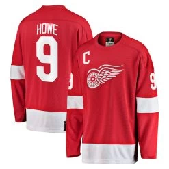 GORDIE HOWE DETROIT RED WINGS FANATICS MEN'S HERITAGE BREAKAWAY JERSEY -Professional Hockey Equipment Store GORDIE HOWE DETROIT RED WINGS FANATICS MEN S HERITAGE BREAKAWAY JERSEY GROUP
