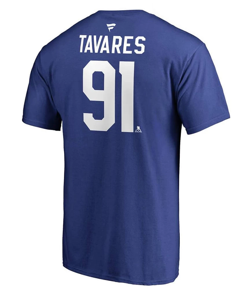 JOHN TAVARES TORONTO MAPLE LEAFS FANATICS MEN'S NAME & NUMBER T SHIRT 1 JOHN TAVARES TORONTO MAPLE LEAFS FANATICS MEN'S NAME & NUMBER T SHIRT