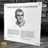 Mustang MAURICE RICHARD HOCKEY HALL OF FAME INDUCTION REPLICA PLAQUE