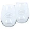 Mustang MONTREAL CANADIENS 17OZ STEMLESS WINE GLASS SET - 2 PACK