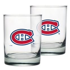 Mustang MONTREAL CANADIENS 2 PACK ROCK GLASS - ETCHED