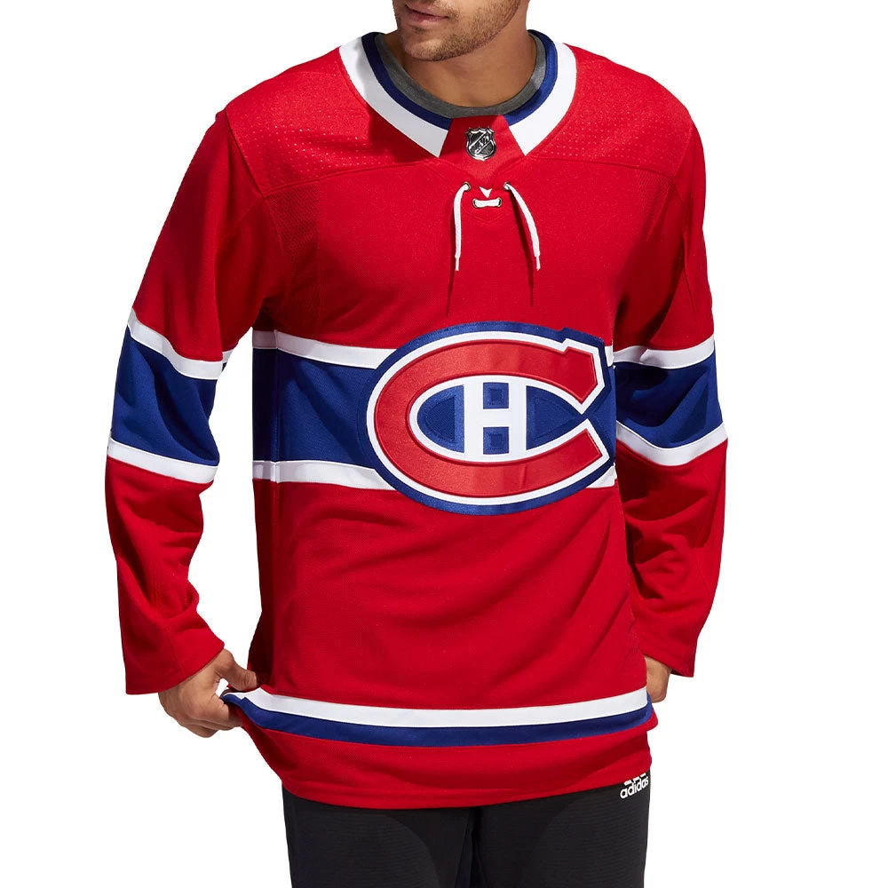 CAREY PRICE MONTREAL CANADIENS ADIDAS ADIZERO PRIMEGREEN AUTHENTIC RED HOME JERSEY 3 CAREY PRICE MONTREAL CANADIENS ADIDAS ADIZERO PRIMEGREEN AUTHENTIC RED HOME JERSEY - Image 3