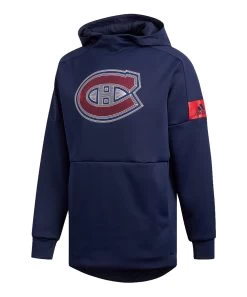 MONTREAL CANADIENS ADIDAS MEN'S GAME MODE PO HOODIE