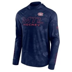 MONTREAL CANADIENS FANATICS MEN'S AUTHENTIC PRO LOCKER ROOM LIGHTWEIGHT CAMO HOODIE