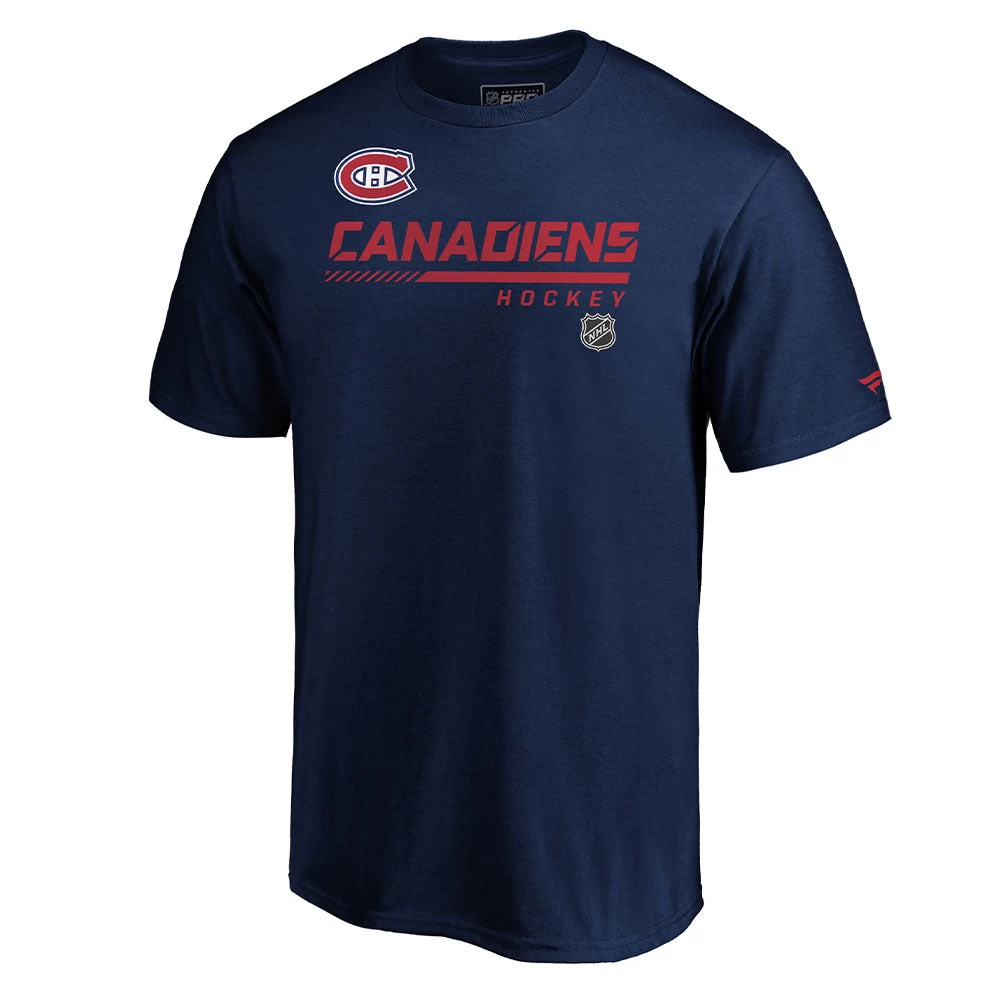 MONTREAL CANADIENS FANATICS MEN'S AUTHENTIC PRO LOCKER ROOM SPEED T SHIRT 1 MONTREAL CANADIENS FANATICS MEN'S AUTHENTIC PRO LOCKER ROOM SPEED T SHIRT
